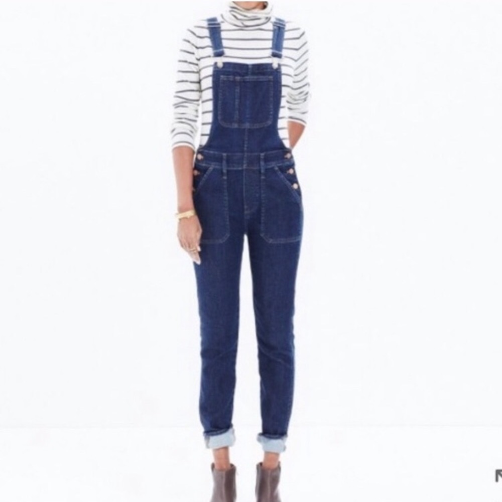 Madewell Overalls Dark wash